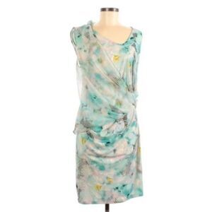 Robert Rodriguez Floral Sheath Dress for Women – Size Medium, Elegant Fitted Sty